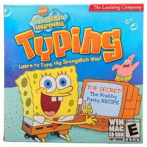 Spongebob Squarepants Typing PC MAC CD-ROM Game‎ The Learning Company Kids